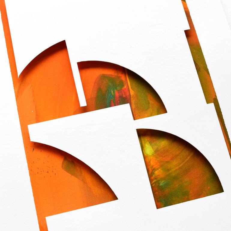 Original Abstract Typography Mixed Media by Owen Gildersleeve