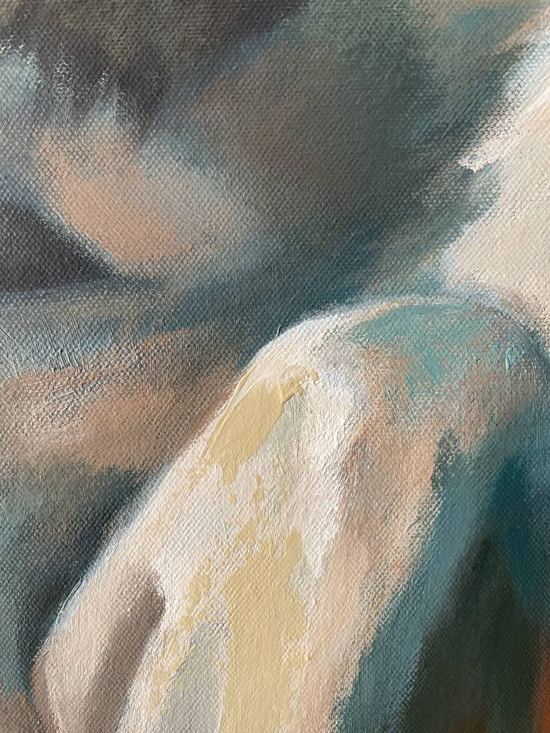 Original Impressionism Nude Painting by Anna Reznikova