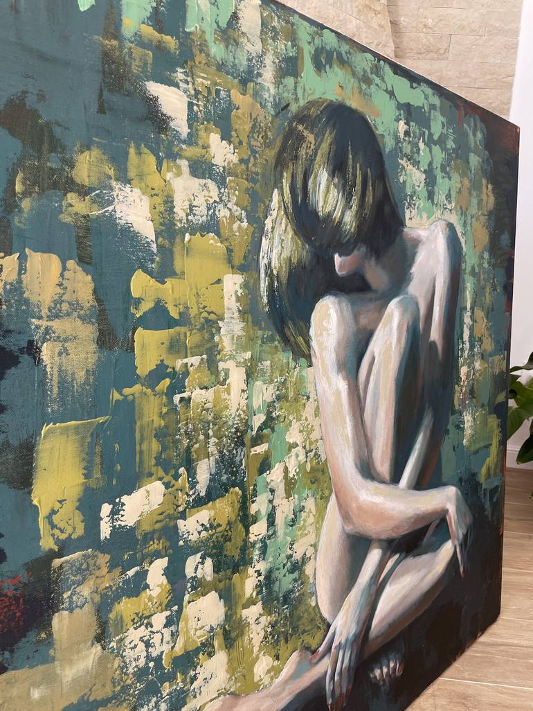 Original Nude Painting by Anna Reznikova