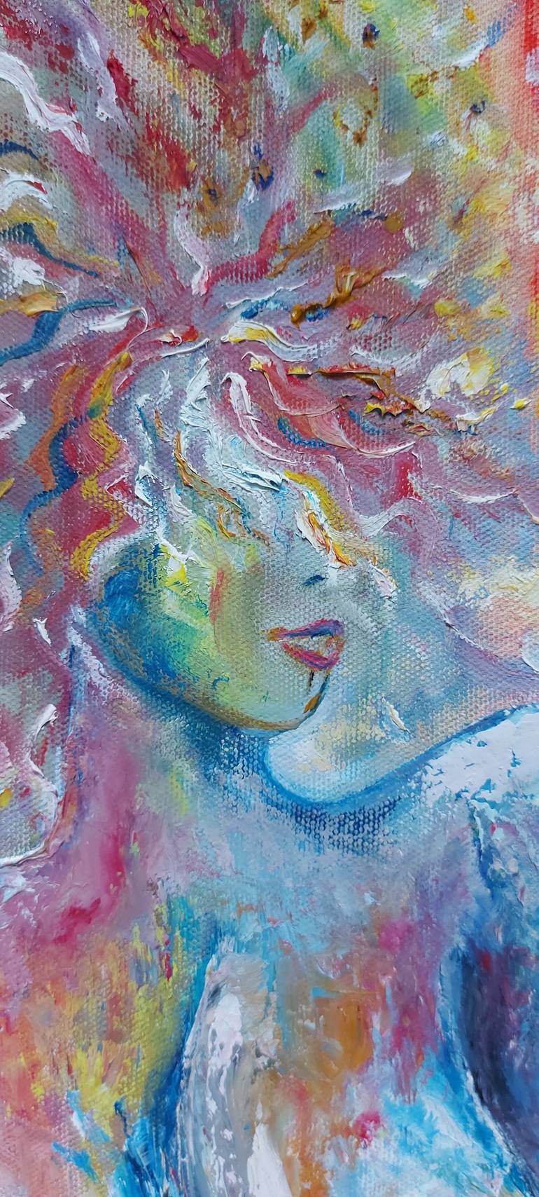Original Abstract Nude Painting by Tania Mills