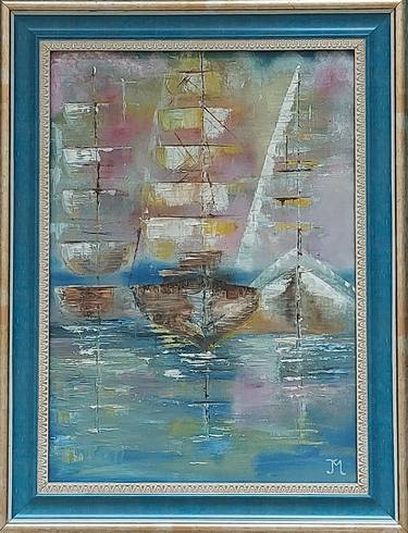 Print of Sailboat Paintings by Tania Mills