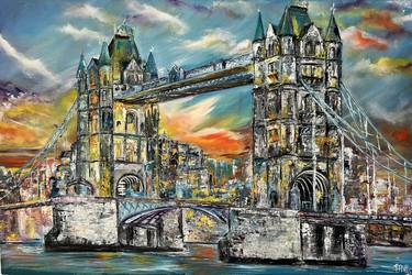 Original Impressionism Architecture Paintings by Tania Mills