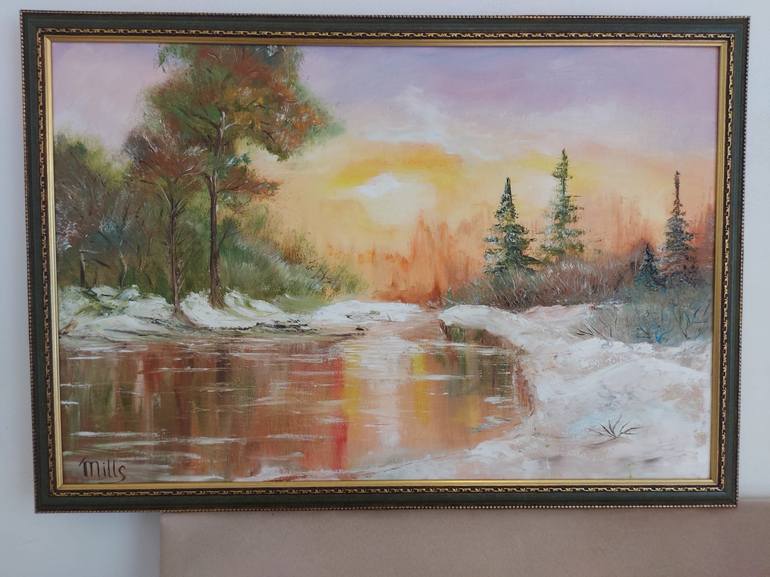 Original Impressionism Landscape Painting by Tania Mills