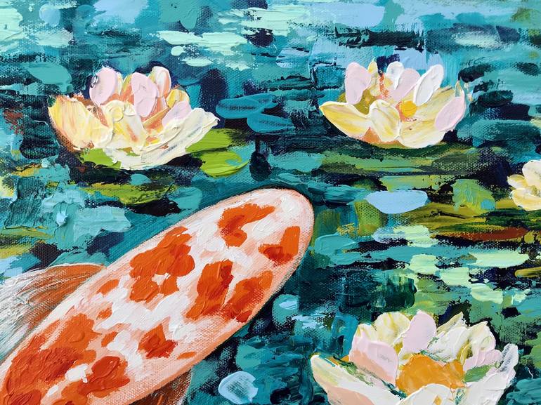 Original Pop Art Fish Painting by Natalia Nosek NATXA