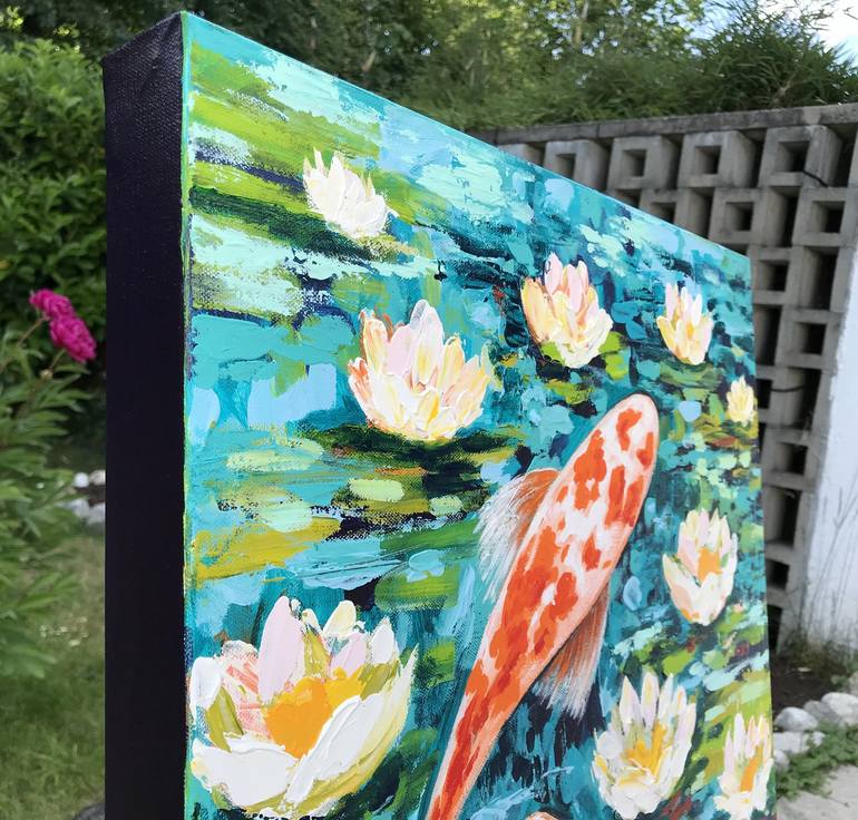 Original Fish Painting by Natalia Nosek NATXA