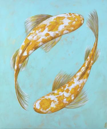 Print of Pop Art Fish Paintings by Natalia Nosek NATXA