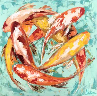 Print of Fish Paintings by Natalia Nosek NATXA
