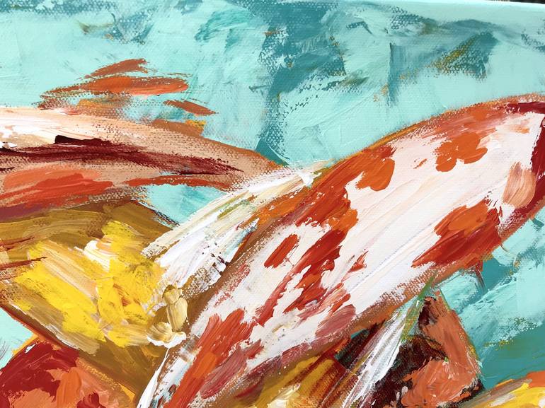 Original Pop Art Fish Painting by Natalia Nosek NATXA