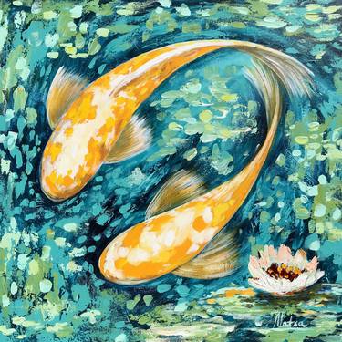 Print of Pop Art Fish Paintings by Natalia Nosek NATXA