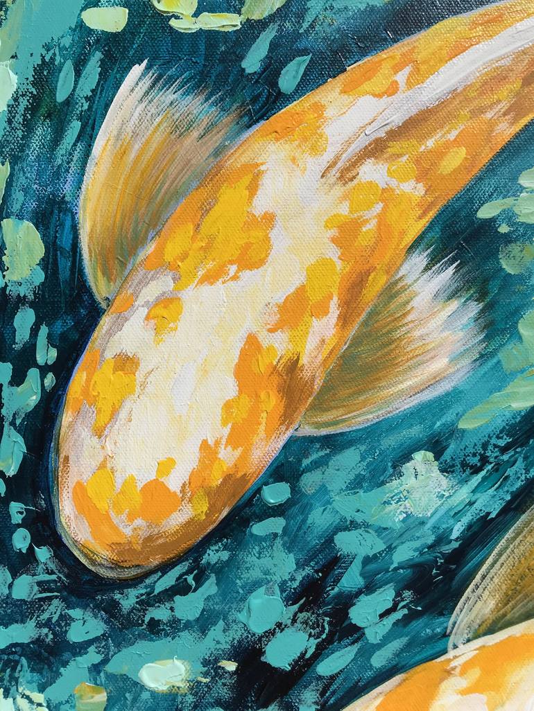 Original Fish Painting by Natalia Nosek NATXA