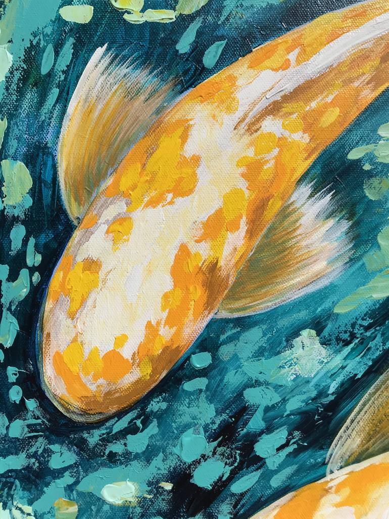 Original Pop Art Fish Painting by Natalia Nosek NATXA