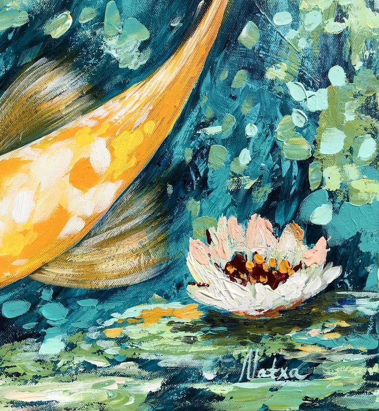 Original Fish Painting by Natalia Nosek NATXA