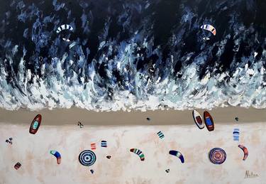 Print of Beach Paintings by Natalia Nosek NATXA