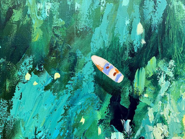 Original Pop Art Seascape Painting by Natalia Nosek NATXA
