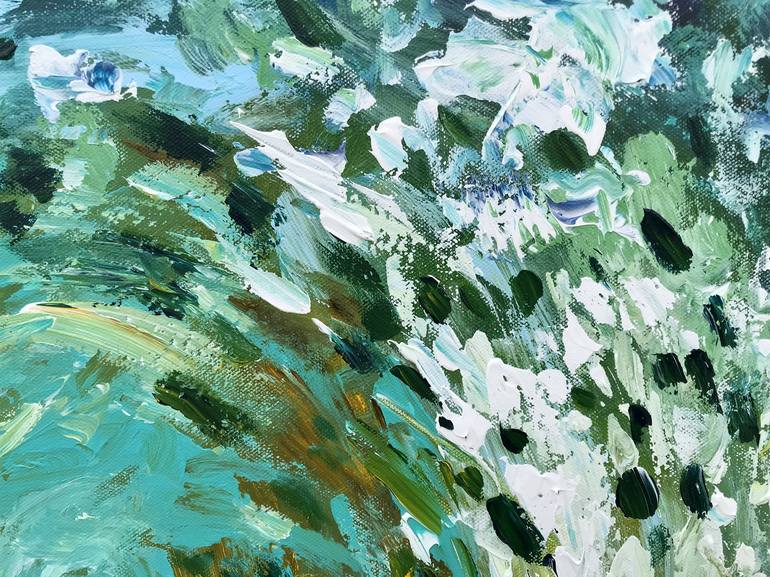 Original Expressionism Seascape Painting by Natalia Nosek NATXA