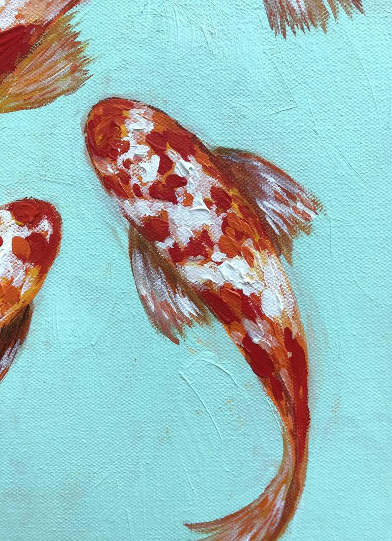 Original Pop Art Fish Painting by Natalia Nosek NATXA