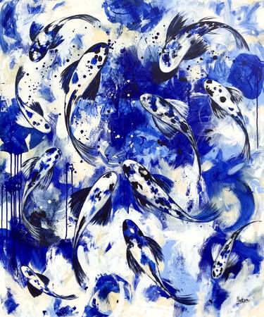Original Fish Paintings by Natalia Nosek NATXA