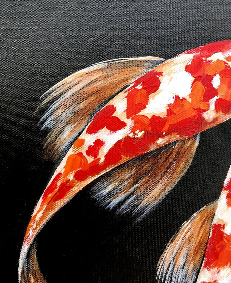 Original Fish Painting by Natalia Nosek NATXA