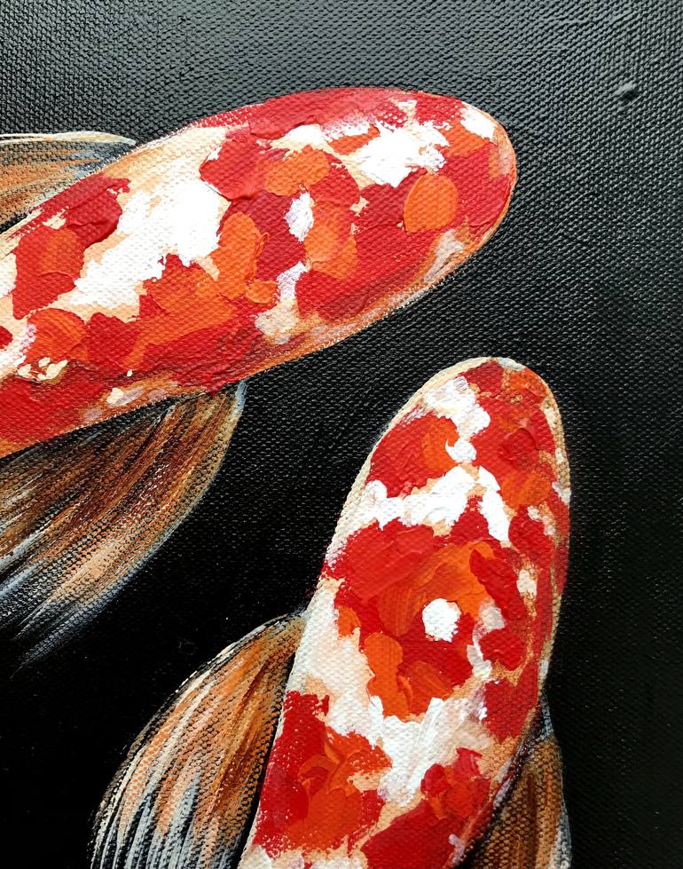 Original Fish Painting by Natalia Nosek NATXA