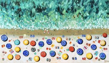 Original Beach Paintings by Natalia Nosek NATXA