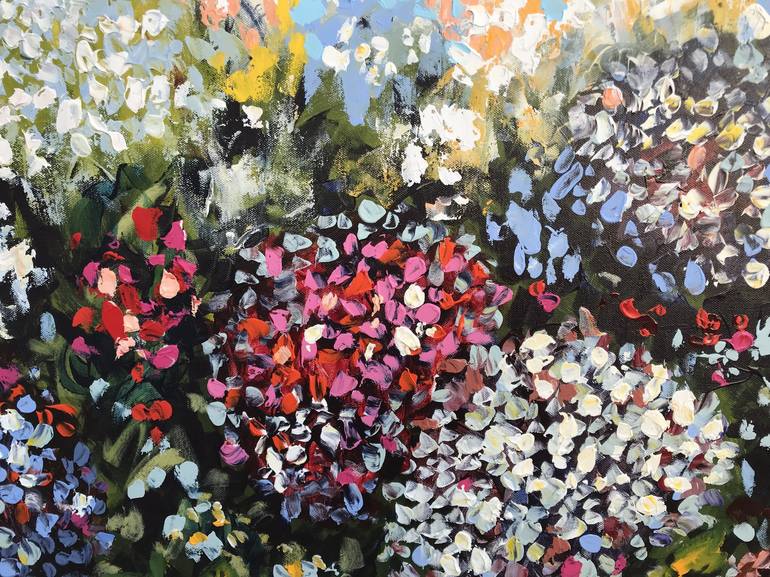 Original Floral Painting by Natalia Nosek NATXA