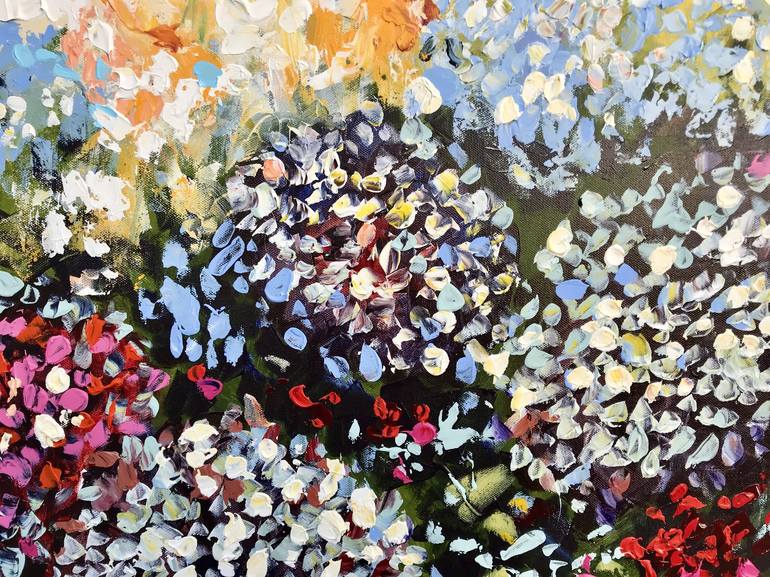 Original Floral Painting by Natalia Nosek NATXA