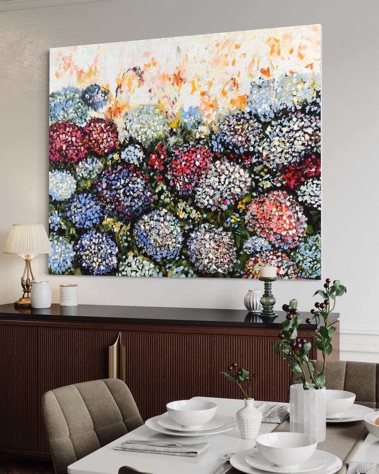 Original Floral Painting by Natalia Nosek NATXA