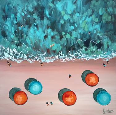 Original Beach Paintings by Natalia Nosek NATXA