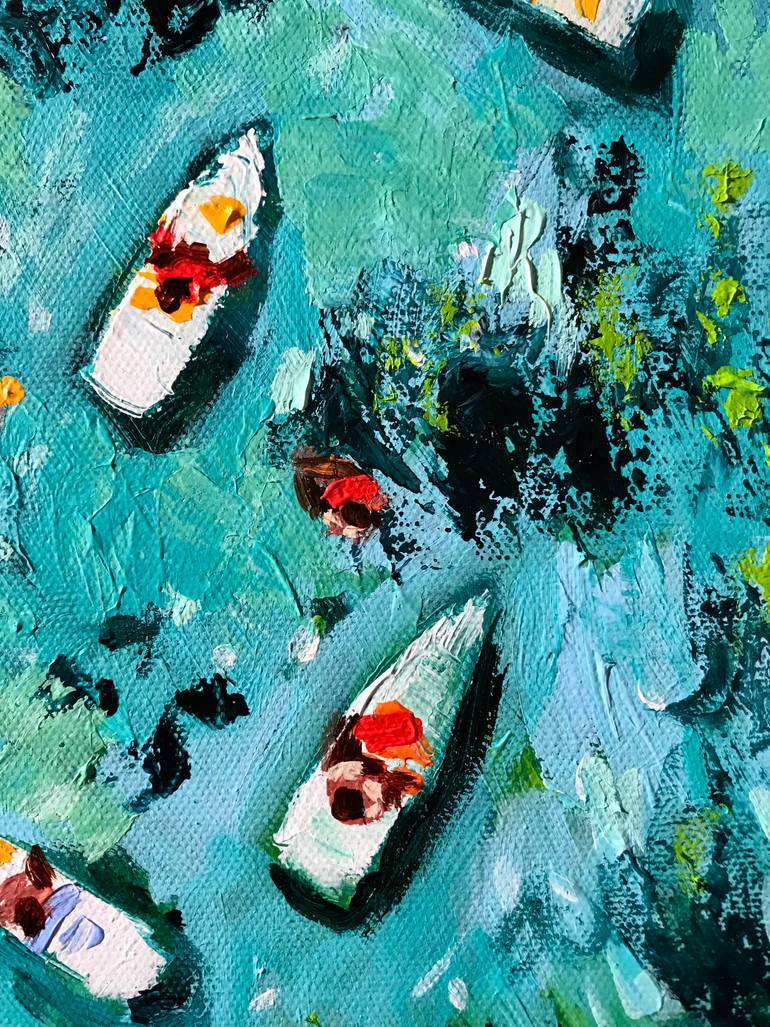 Original Contemporary Seascape Painting by Natalia Nosek Natxa