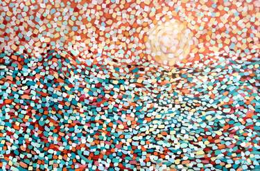 Original Pop Art Abstract Paintings by Natalia Nosek Natxa