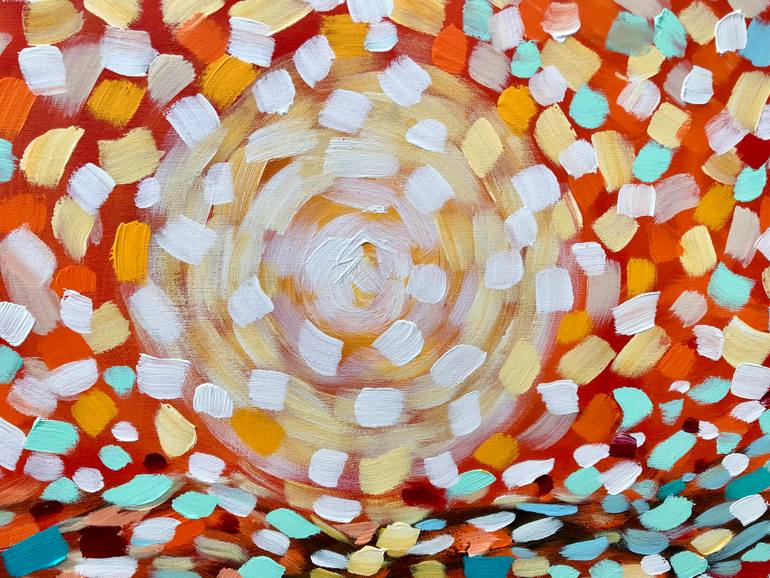 Original Abstract Expressionism Abstract Painting by Natalia Nosek Natxa