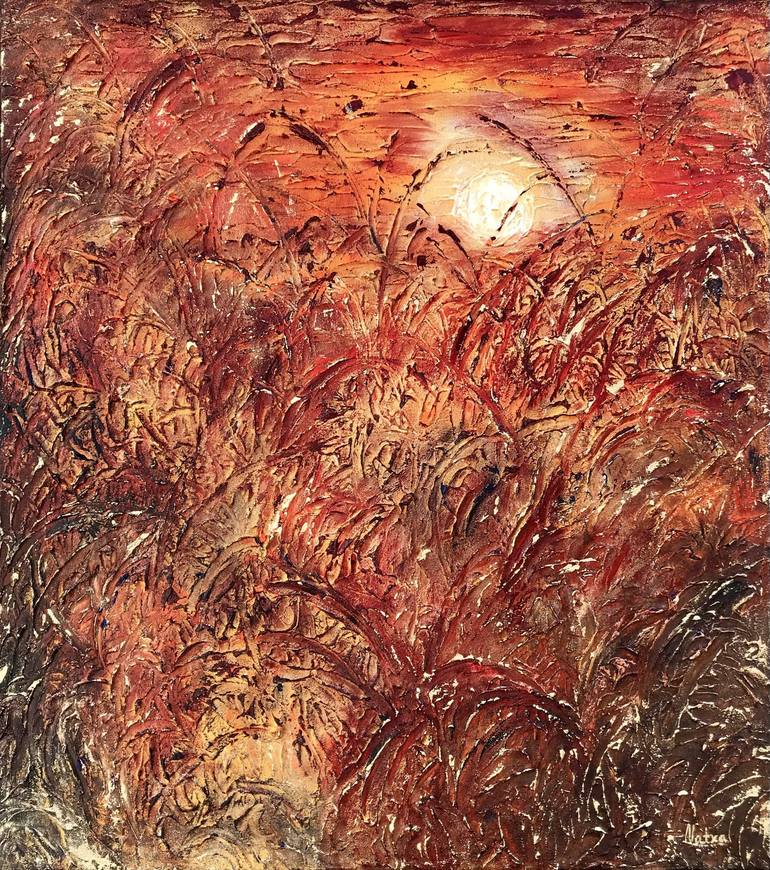 Original Pop Art Landscape Paintings by Natalia Nosek Natxa