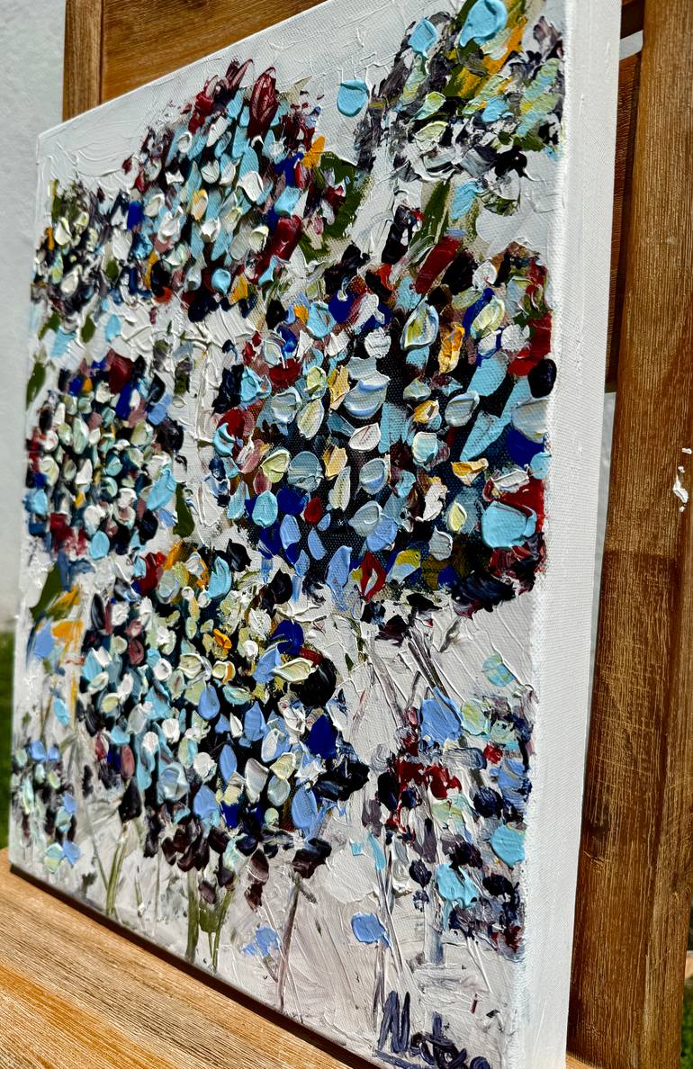 Original Pop Art Floral Painting by Natalia Nosek Natxa