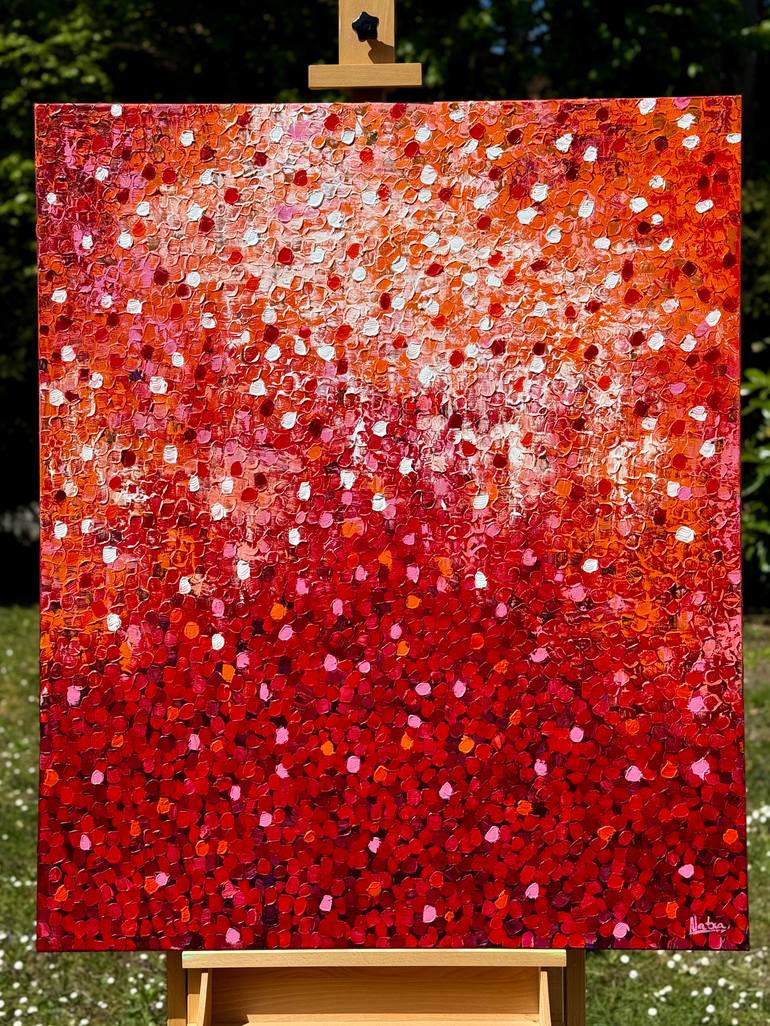 Original Abstract Expressionism Landscape Painting by Natalia Nosek Natxa