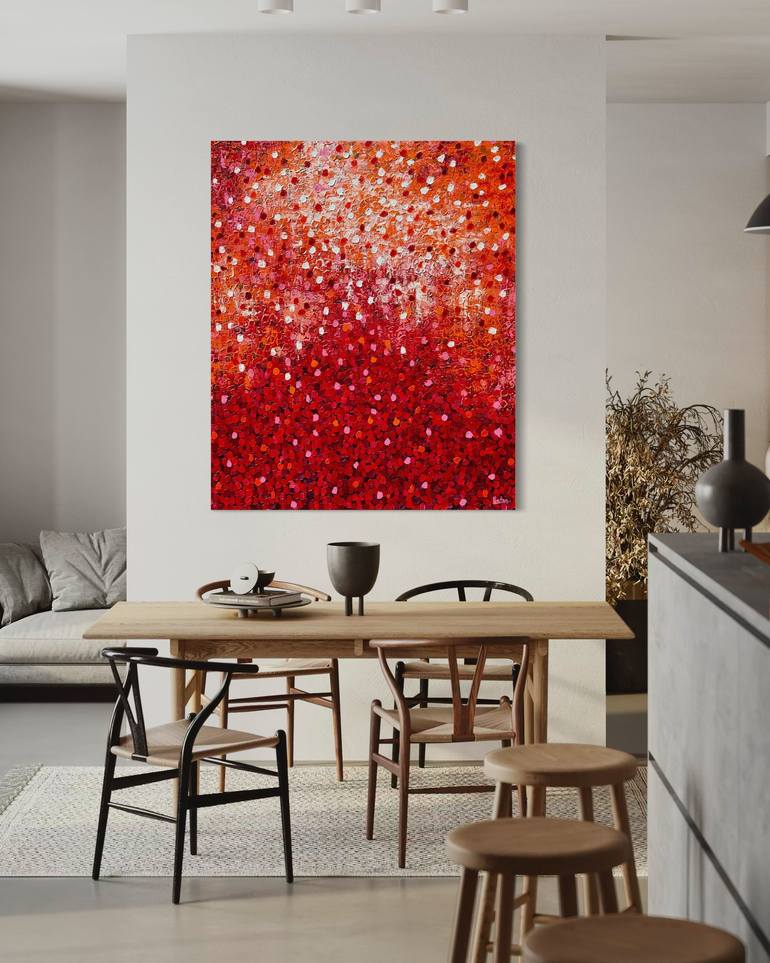 Original Abstract Expressionism Landscape Painting by Natalia Nosek Natxa