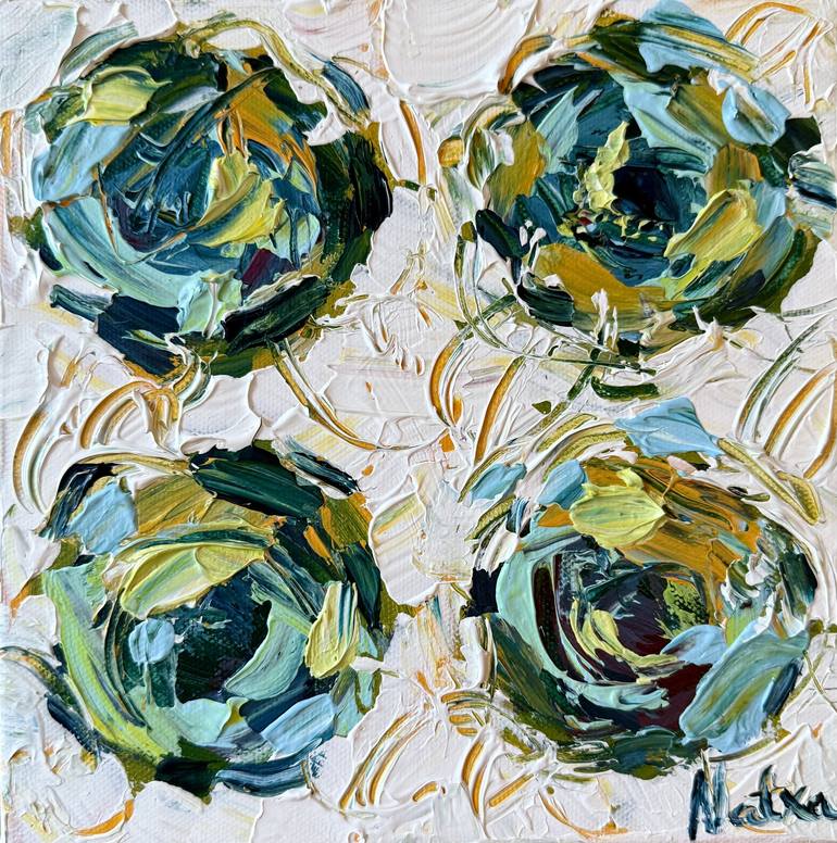 Original Pop Art Botanic Paintings by Natalia Nosek Natxa