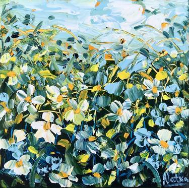 Original Pop Art Botanic Painting by Natalia Nosek Natxa