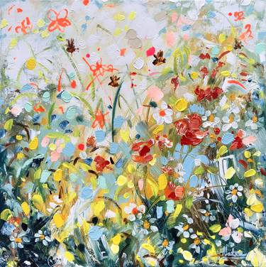 Original Pop Art Botanic Painting by Natalia Nosek Natxa