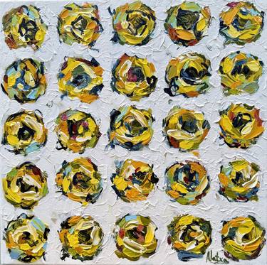Original Pop Art Botanic Painting by Natalia Nosek Natxa