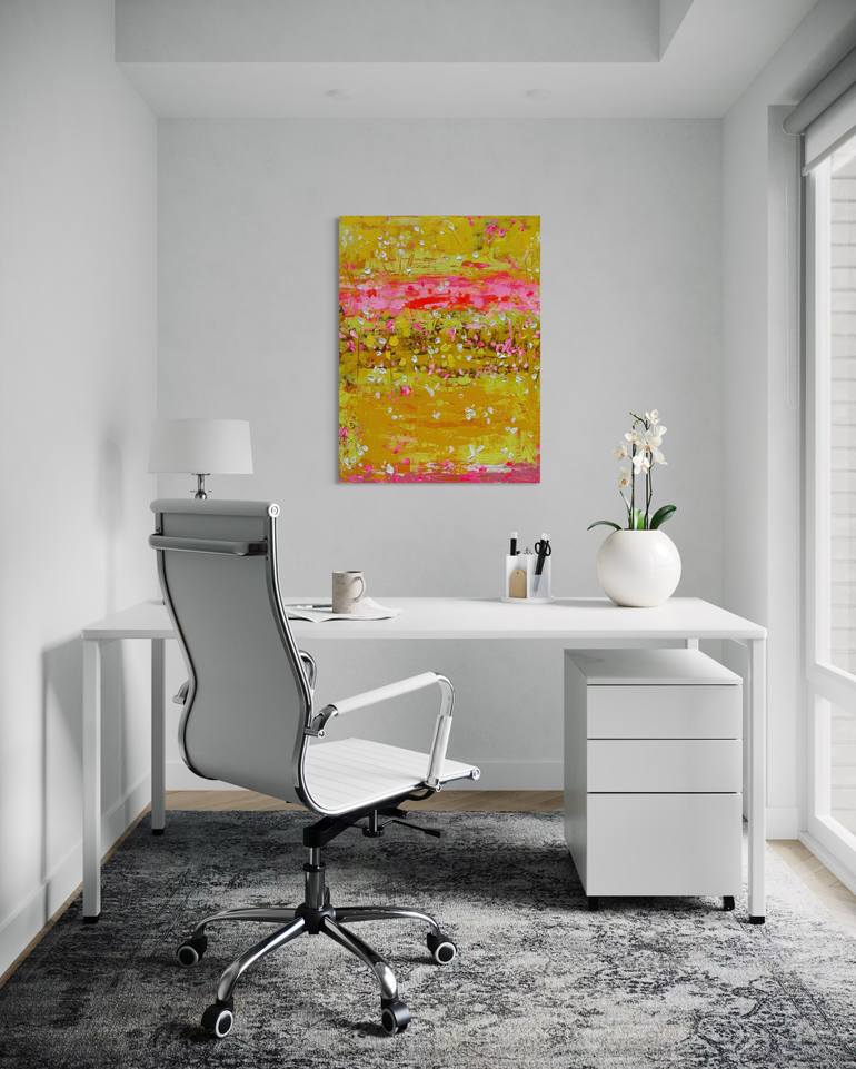 Original Abstract Expressionism Abstract Painting by Natalia Nosek Natxa