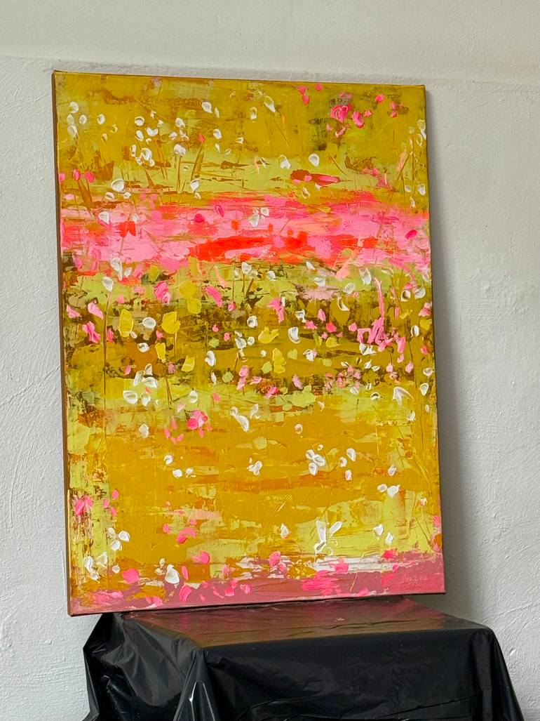 Original Abstract Expressionism Abstract Painting by Natalia Nosek Natxa