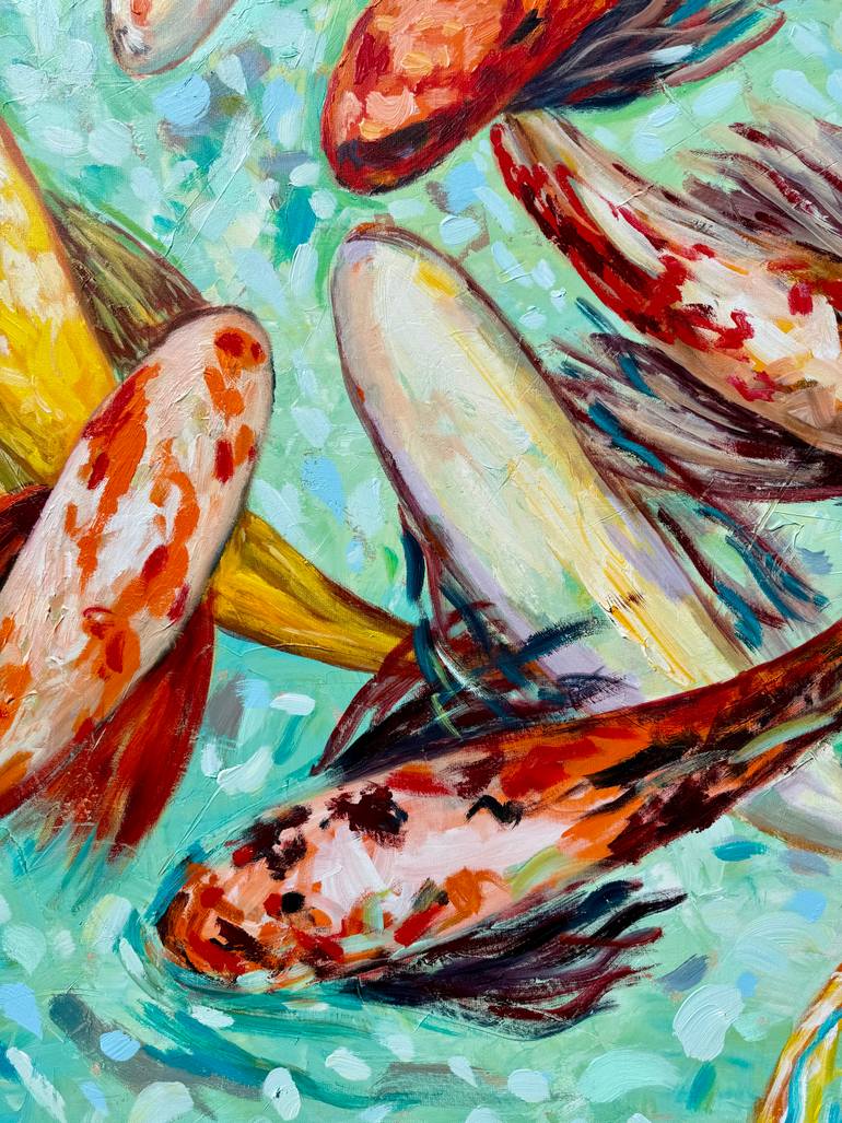Original Abstract Expressionism Animal Painting by Natalia Nosek Natxa