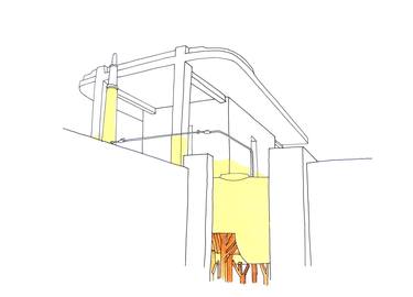 Original Documentary Architecture Drawings by Martín Marro