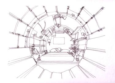 Original Contemporary Architecture Drawings by Martín Marro