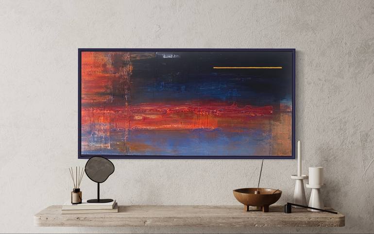 Original Abstract Expressionism Abstract Painting by Amala Westerwald