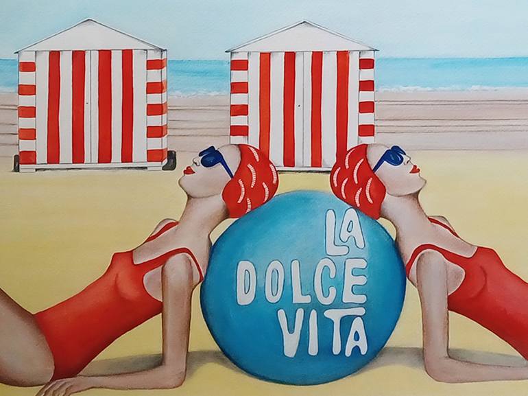 Original Contemporary Seascape Painting by Katarina Branisova