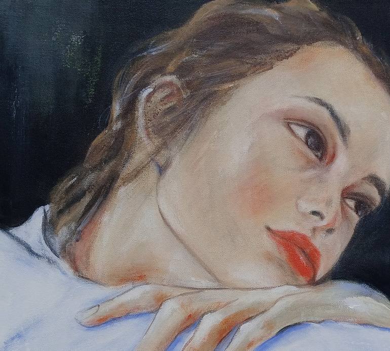 Original Contemporary Women Painting by Katarina Branisova