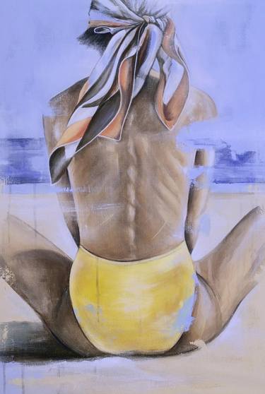 Original Contemporary Beach Paintings by Katarina Branisova