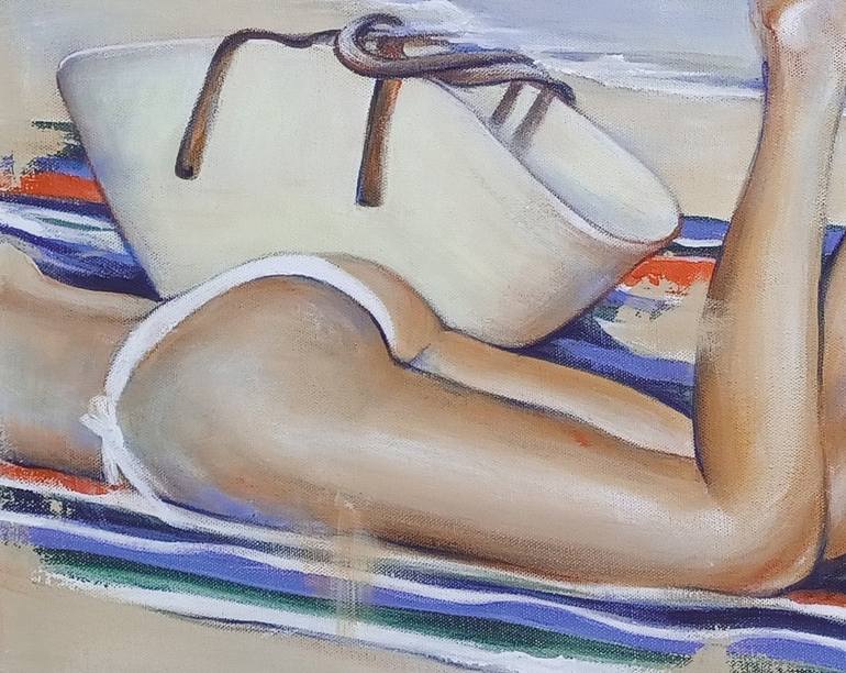 Original Contemporary Beach Painting by Katarina Branisova