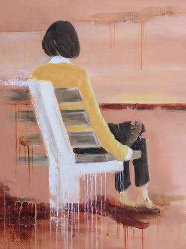 Original Contemporary Time Painting by Katarina Branisova